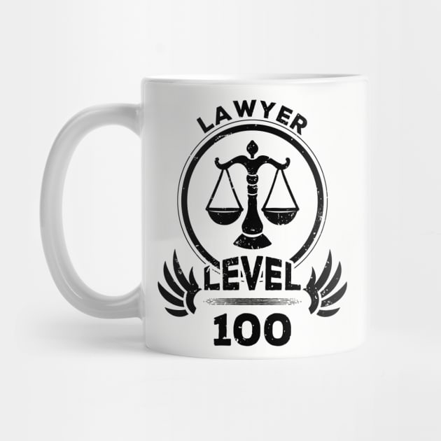 Level 100 Lawyer Gift For Lawyer by atomguy